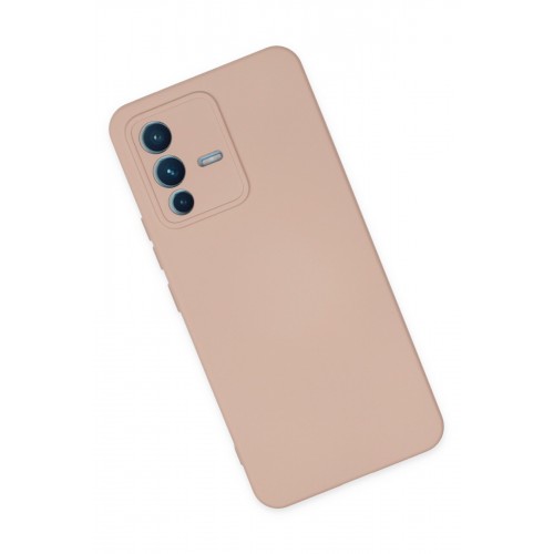 Newface Vivo V23 5G Kılıf Nano içi Kadife Silikon - Pudra Newface Vivo V23 5G Kılıf Nano içi Kadife Silikon - Pudra