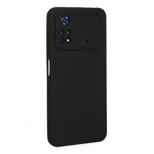 Newface Xiaomi Poco M4 Pro 4G Kılıf Nano içi Kadife Silikon - Siyah Newface Xiaomi Poco M4 Pro 4G Kılıf Nano içi Kadife Silikon - Siyah
