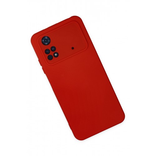 Newface Xiaomi Poco M4 Pro 4G Kılıf Nano içi Kadife Silikon - Kırmızı Newface Xiaomi Poco M4 Pro 4G Kılıf Nano içi Kadife Silikon - Kırmızı
