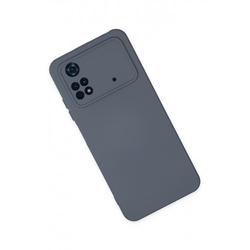 Newface Xiaomi Poco M4 Pro 4G Kılıf Nano içi Kadife Silikon - Gri Newface Xiaomi Poco M4 Pro 4G Kılıf Nano içi Kadife Silikon - Gri