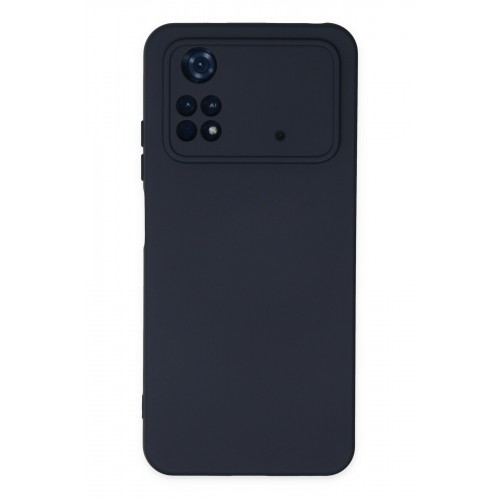 Newface Xiaomi Poco M4 Pro 4G Kılıf Nano içi Kadife Silikon - Lacivert Newface Xiaomi Poco M4 Pro 4G Kılıf Nano içi Kadife Silikon - Lacivert