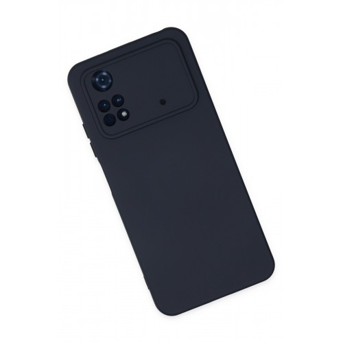Newface Xiaomi Poco M4 Pro 4G Kılıf Nano içi Kadife Silikon - Lacivert Newface Xiaomi Poco M4 Pro 4G Kılıf Nano içi Kadife Silikon - Lacivert