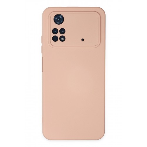 Newface Xiaomi Poco M4 Pro 4G Kılıf Nano içi Kadife Silikon - Pudra Newface Xiaomi Poco M4 Pro 4G Kılıf Nano içi Kadife Silikon - Pudra