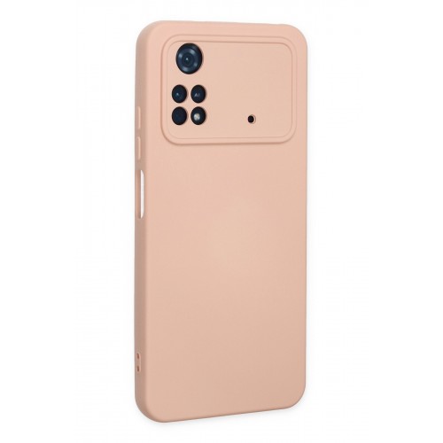Newface Xiaomi Poco M4 Pro 4G Kılıf Nano içi Kadife Silikon - Pudra Newface Xiaomi Poco M4 Pro 4G Kılıf Nano içi Kadife Silikon - Pudra