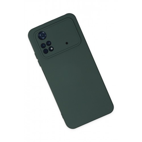 Newface Xiaomi Poco M4 Pro 4G Kılıf Nano içi Kadife Silikon - Koyu Yeşil Newface Xiaomi Poco M4 Pro 4G Kılıf Nano içi Kadife Silikon - Koyu Yeşil
