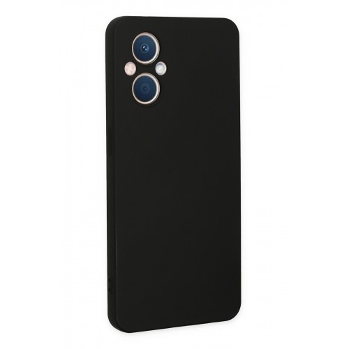 Newface Oppo Reno 7 Lite Kılıf Nano içi Kadife Silikon - Siyah Newface Oppo Reno 7 Lite Kılıf Nano içi Kadife Silikon - Siyah