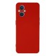 Newface Oppo Reno 7 Lite Kılıf Nano içi Kadife Silikon - Kırmızı Newface Oppo Reno 7 Lite Kılıf Nano içi Kadife Silikon - Kırmızı