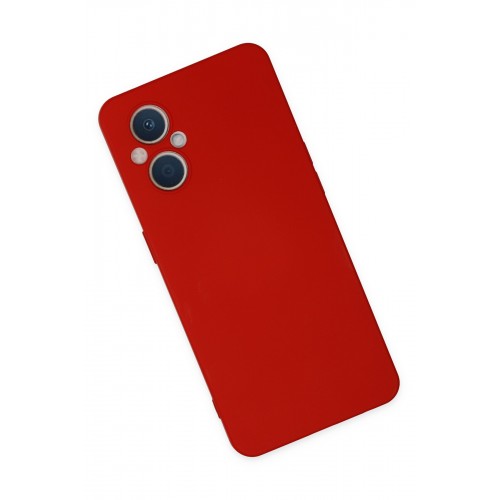 Newface Oppo Reno 7 Lite Kılıf Nano içi Kadife Silikon - Kırmızı Newface Oppo Reno 7 Lite Kılıf Nano içi Kadife Silikon - Kırmızı