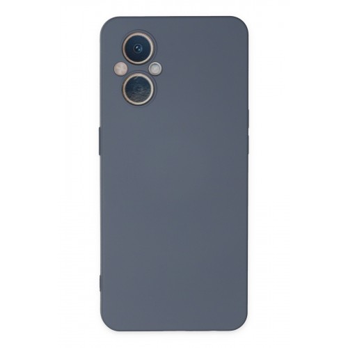 Newface Oppo Reno 7 Lite Kılıf Nano içi Kadife Silikon - Gri Newface Oppo Reno 7 Lite Kılıf Nano içi Kadife Silikon - Gri
