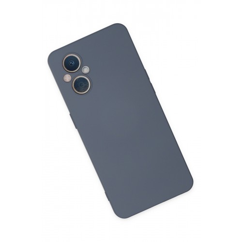 Newface Oppo Reno 7 Lite Kılıf Nano içi Kadife Silikon - Gri Newface Oppo Reno 7 Lite Kılıf Nano içi Kadife Silikon - Gri