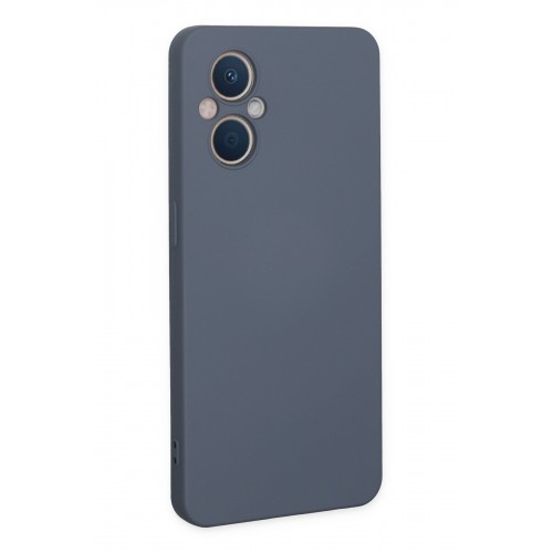 Newface Oppo Reno 7 Lite Kılıf Nano içi Kadife Silikon - Gri Newface Oppo Reno 7 Lite Kılıf Nano içi Kadife Silikon - Gri