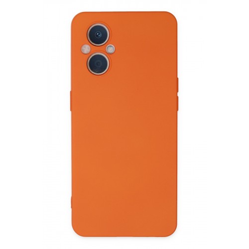 Newface Oppo Reno 7 Lite Kılıf Nano içi Kadife Silikon - Turuncu Newface Oppo Reno 7 Lite Kılıf Nano içi Kadife Silikon - Turuncu