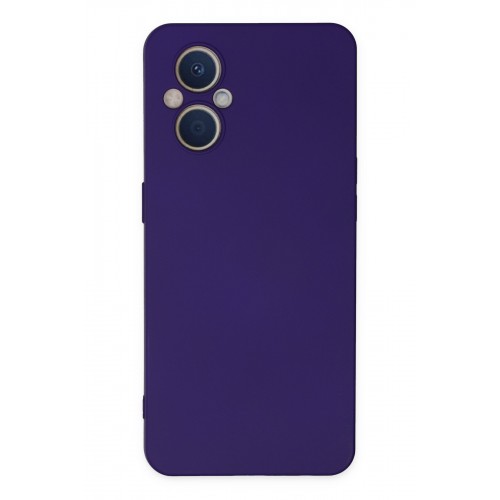 Newface Oppo Reno 7 Lite Kılıf Nano içi Kadife Silikon - Mor Newface Oppo Reno 7 Lite Kılıf Nano içi Kadife Silikon - Mor