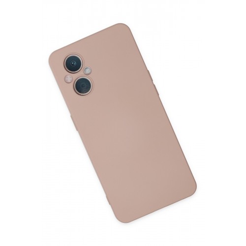 Newface Oppo Reno 7 Lite Kılıf Nano içi Kadife Silikon - Pudra Newface Oppo Reno 7 Lite Kılıf Nano içi Kadife Silikon - Pudra