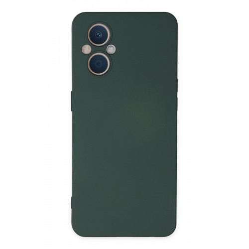 Newface Oppo Reno 7 Lite Kılıf Nano içi Kadife Silikon - Koyu Yeşil Newface Oppo Reno 7 Lite Kılıf Nano içi Kadife Silikon - Koyu Yeşil