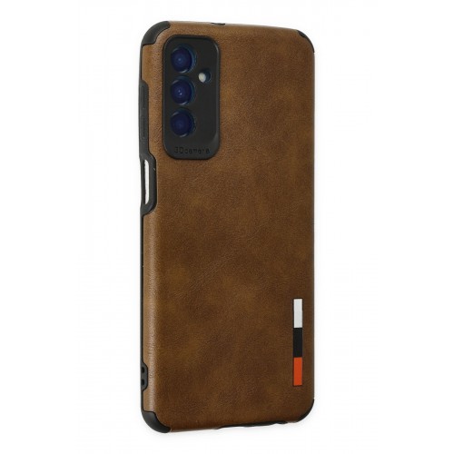 Newface Samsung Galaxy M23 Kılıf Loop Deri Silikon - Kahverengi Newface Samsung Galaxy M23 Kılıf Loop Deri Silikon - Kahverengi