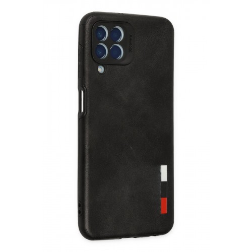 Newface Samsung Galaxy M33 Kılıf Loop Deri Silikon - Siyah Newface Samsung Galaxy M33 Kılıf Loop Deri Silikon - Siyah