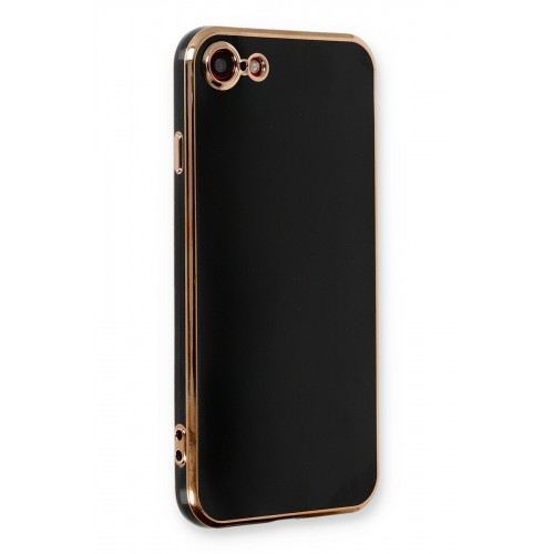 Newface iPhone 7 Kılıf Volet Silikon - Siyah