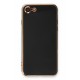 Newface iPhone 7 Kılıf Volet Silikon - Siyah