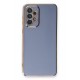 Newface Samsung Galaxy A33 5G Kılıf Volet Silikon - Mavi