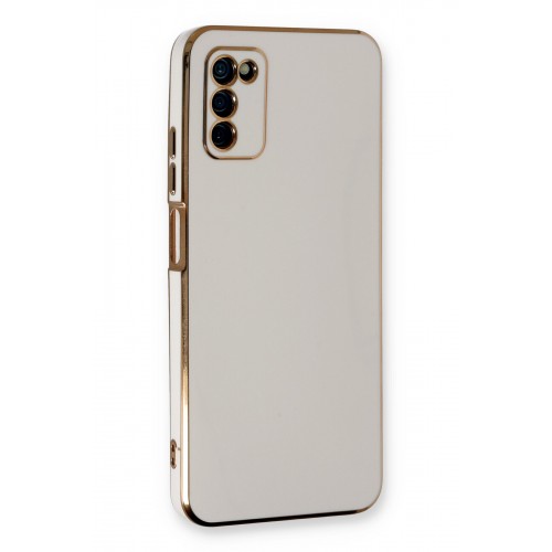 Newface Samsung Galaxy A03S Kılıf Volet Silikon - Beyaz Newface Samsung Galaxy A03S Kılıf Volet Silikon - Beyaz