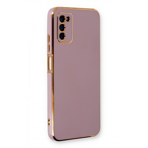 Newface Samsung Galaxy A03S Kılıf Volet Silikon - Mor Newface Samsung Galaxy A03S Kılıf Volet Silikon - Mor