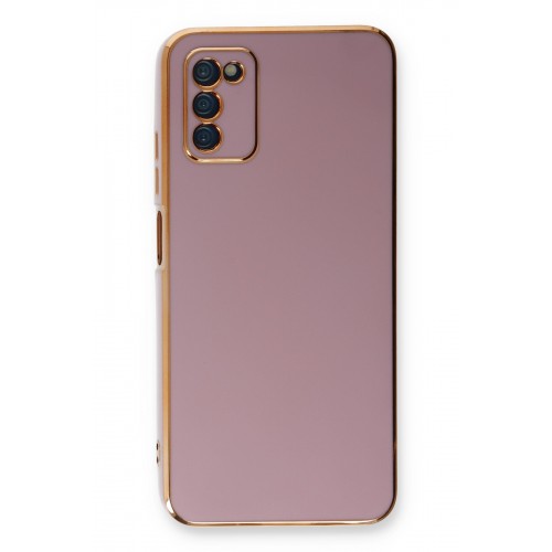Newface Samsung Galaxy A03S Kılıf Volet Silikon - Mor Newface Samsung Galaxy A03S Kılıf Volet Silikon - Mor