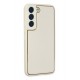 Newface Samsung Galaxy S22 Plus Kılıf Coco Deri Silikon Kapak - Beyaz Newface Samsung Galaxy S22 Plus Kılıf Coco Deri Silikon Kapak - Beyaz
