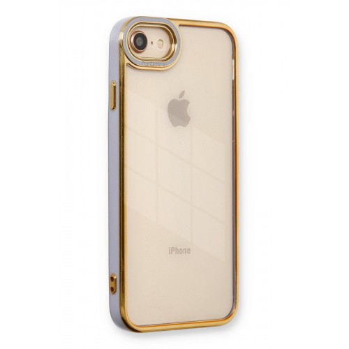 Newface iPhone SE 2020 Kılıf Liva Lens Silikon - Lila Newface iPhone SE 2020 Kılıf Liva Lens Silikon - Lila