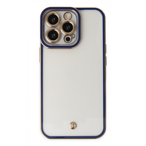 Newface iPhone 13 Pro Kılıf Liva Lens Silikon - Mavi Newface iPhone 13 Pro Kılıf Liva Lens Silikon - Mavi