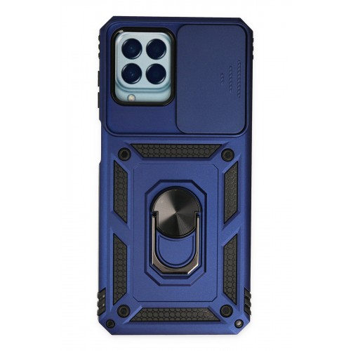 Newface Samsung Galaxy M33 Kılıf Pars Lens Yüzüklü Silikon - Lacivert Newface Samsung Galaxy M33 Kılıf Pars Lens Yüzüklü Silikon - Lacivert