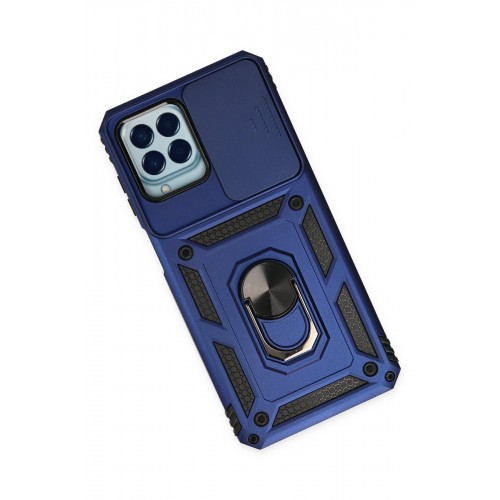 Newface Samsung Galaxy M33 Kılıf Pars Lens Yüzüklü Silikon - Lacivert Newface Samsung Galaxy M33 Kılıf Pars Lens Yüzüklü Silikon - Lacivert