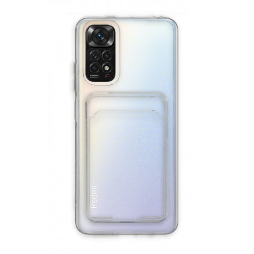 Newface Xiaomi Redmi Note 11S Kılıf Kart Şeffaf Silikon - Şeffaf Newface Xiaomi Redmi Note 11S Kılıf Kart Şeffaf Silikon - Şeffaf