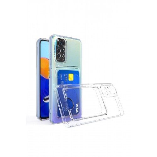 Newface Xiaomi Redmi Note 11 Pro Kılıf Kart Şeffaf Silikon - Şeffaf Newface Xiaomi Redmi Note 11 Pro Kılıf Kart Şeffaf Silikon - Şeffaf