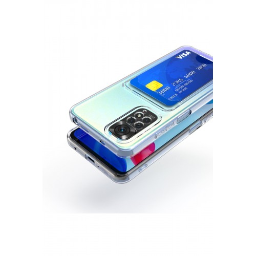 Newface Xiaomi Redmi Note 11 Pro Kılıf Kart Şeffaf Silikon - Şeffaf Newface Xiaomi Redmi Note 11 Pro Kılıf Kart Şeffaf Silikon - Şeffaf