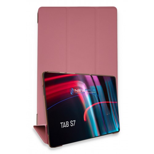 Newface Samsung Galaxy T870 Tab S7 11 Kılıf Tablet Smart Kılıf - Pembe Newface Samsung Galaxy T870 Tab S7 11 Kılıf Tablet Smart Kılıf - Pembe