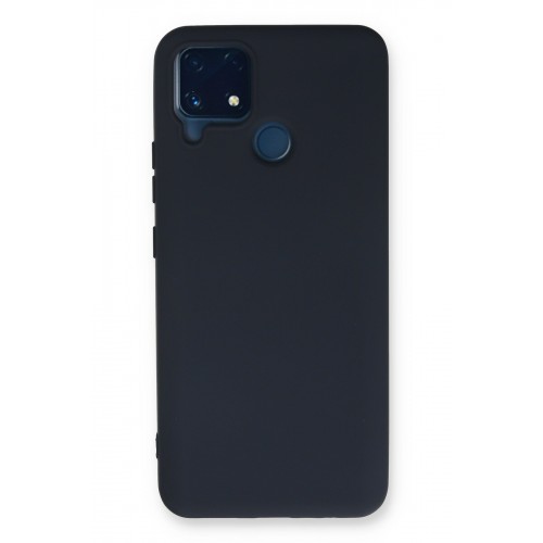 Newface Realme C25 Kılıf Nano içi Kadife Silikon - Lacivert Newface Realme C25 Kılıf Nano içi Kadife Silikon - Lacivert