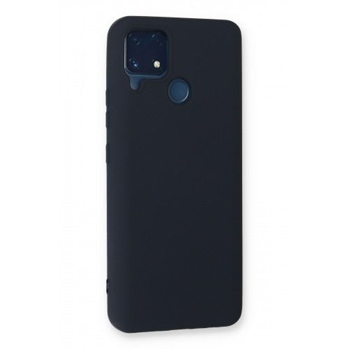 Newface Realme C25 Kılıf Nano içi Kadife Silikon - Lacivert Newface Realme C25 Kılıf Nano içi Kadife Silikon - Lacivert
