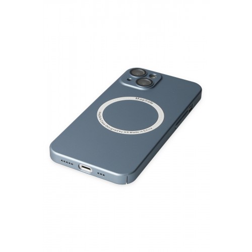 Newface iPhone 13 Kılıf Jack Magneticsafe Lens Silikon - Sierra Blue Newface iPhone 13 Kılıf Jack Magneticsafe Lens Silikon - Sierra Blue