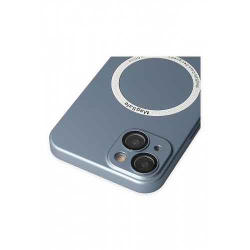 Newface iPhone 13 Kılıf Jack Magneticsafe Lens Silikon - Sierra Blue Newface iPhone 13 Kılıf Jack Magneticsafe Lens Silikon - Sierra Blue