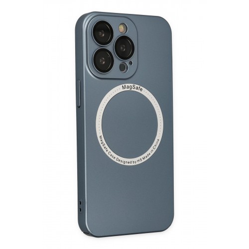 Newface iPhone 13 Pro Max Kılıf Jack Magneticsafe Lens Silikon - Sierra Blue Newface iPhone 13 Pro Max Kılıf Jack Magneticsafe Lens Silikon - Sierra Blue