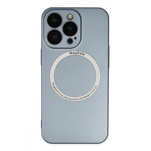 Newface iPhone 13 Pro Max Kılıf Jack Magneticsafe Lens Silikon - Sierra Blue Newface iPhone 13 Pro Max Kılıf Jack Magneticsafe Lens Silikon - Sierra Blue