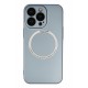 Newface iPhone 13 Pro Max Kılıf Jack Magneticsafe Lens Silikon - Sierra Blue Newface iPhone 13 Pro Max Kılıf Jack Magneticsafe Lens Silikon - Sierra Blue