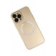 Newface iPhone 13 Pro Max Kılıf Jack Magneticsafe Lens Silikon - Gold Newface iPhone 13 Pro Max Kılıf Jack Magneticsafe Lens Silikon - Gold