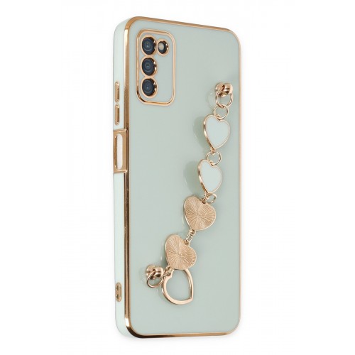Newface Samsung Galaxy A03S Kılıf Esila Silikon - Su Yeşili Newface Samsung Galaxy A03S Kılıf Esila Silikon - Su Yeşili
