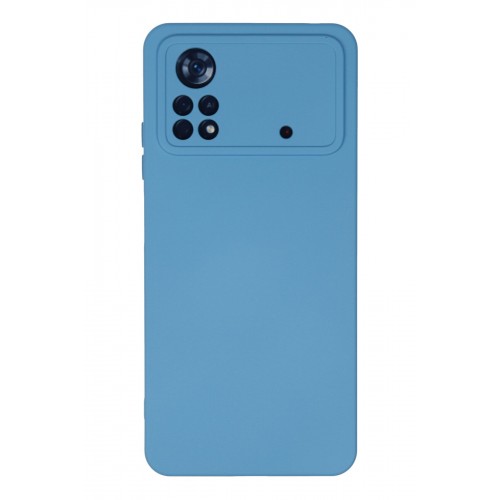 Newface Xiaomi Poco X4 Pro 5G Kılıf Nano içi Kadife Silikon - Mavi Newface Xiaomi Poco X4 Pro 5G Kılıf Nano içi Kadife Silikon - Mavi