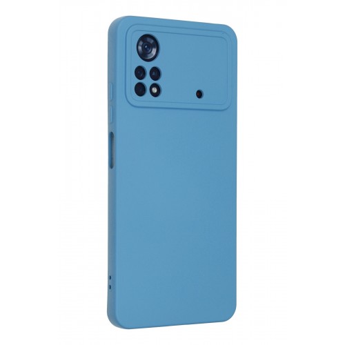 Newface Xiaomi Poco X4 Pro 5G Kılıf Nano içi Kadife Silikon - Mavi Newface Xiaomi Poco X4 Pro 5G Kılıf Nano içi Kadife Silikon - Mavi