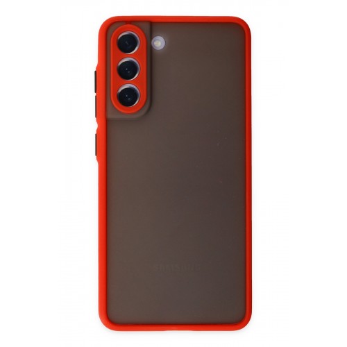 Newface Samsung Galaxy S21 FE Kılıf Montreal Silikon Kapak - Kırmızı Newface Samsung Galaxy S21 FE Kılıf Montreal Silikon Kapak - Kırmızı