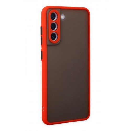 Newface Samsung Galaxy S21 FE Kılıf Montreal Silikon Kapak - Kırmızı Newface Samsung Galaxy S21 FE Kılıf Montreal Silikon Kapak - Kırmızı