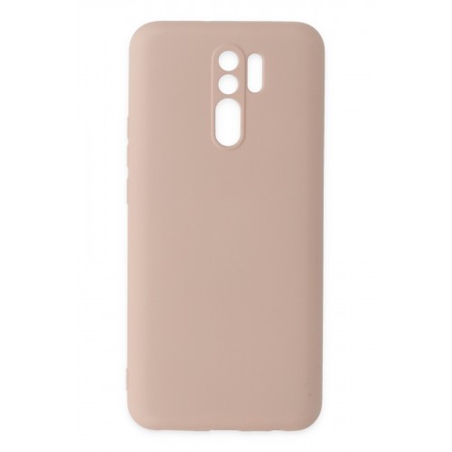 Newface Xiaomi Redmi 9 Kılıf Nano içi Kadife Silikon - Pudra Newface Xiaomi Redmi 9 Kılıf Nano içi Kadife Silikon - Pudra